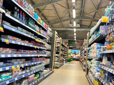 Shop shelves in Salaspils 5